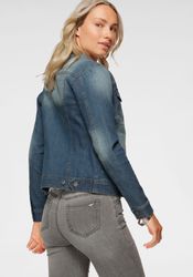Arizona Jeansjacke aus Baumwollmischung, figurbetont, kurz günstig online kaufen