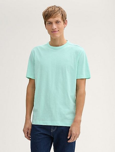TOM TAILOR T-Shirt Basic T-Shirt aus Baumwolle günstig online kaufen