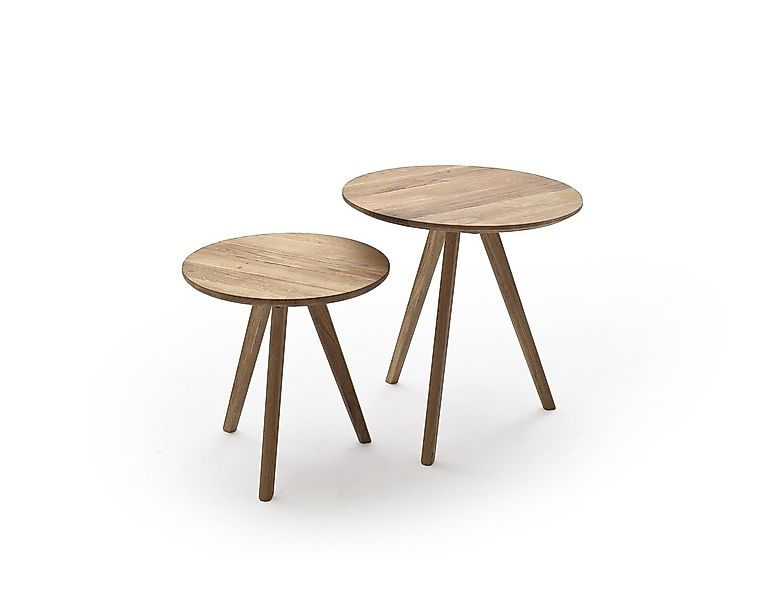freiraum Satztisch GENNY (2er-Set), (2er-Set) in Eiche, Asteiche massiv, ge günstig online kaufen