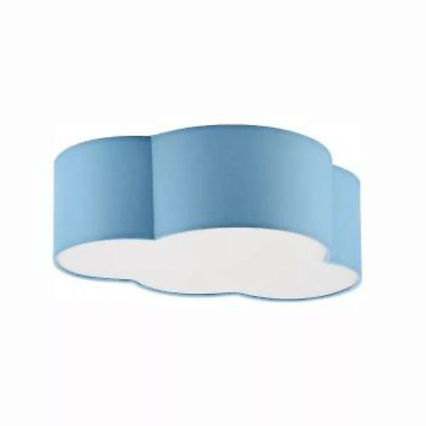 Kinderlampe Blau Wolke blendarm 41 cm lang 2x E27 günstig online kaufen