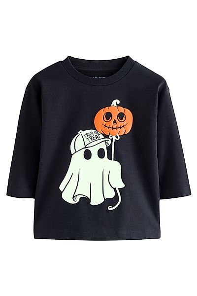 Next Langarmshirt Langarmshirt mit Halloween-Grafik (1-tlg) günstig online kaufen