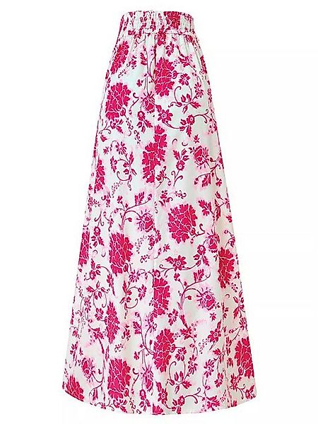 DEBAIJIA Midirock Damen Röcke Sommer Floral Gedruckt Lässiger Elegant günstig online kaufen