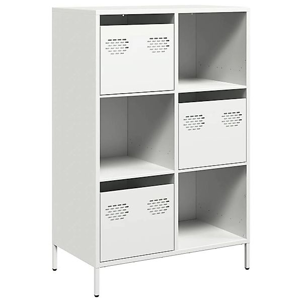 vidaXL Highboard Weiß 68x39x103,5 cm Stahl 851411 günstig online kaufen