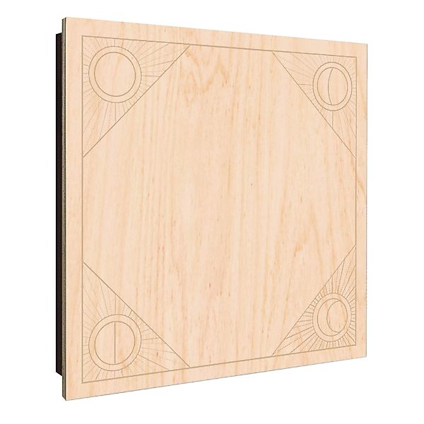 Banjado Großer Schlüsselkasten Holz 30x30cm Schwarz Scharnier Links 50 Hake günstig online kaufen