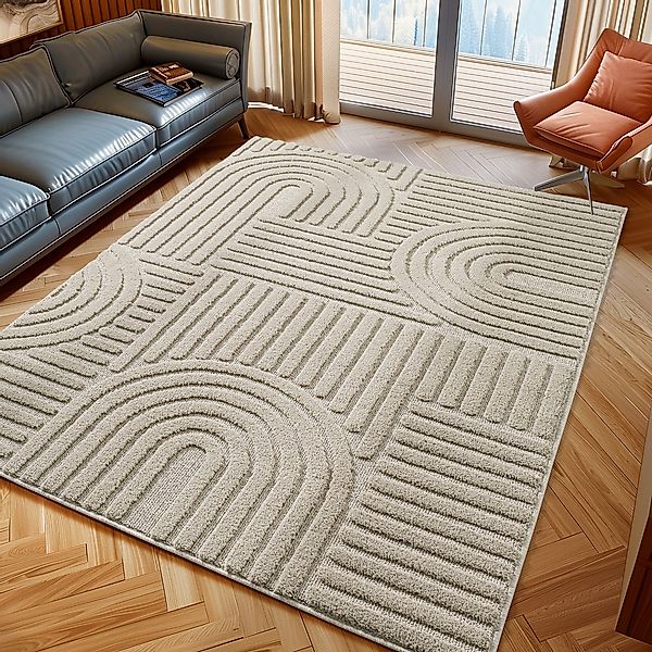 KADIMA DESIGN Teppich Skandi-Boho Muster Polypropylen günstig online kaufen