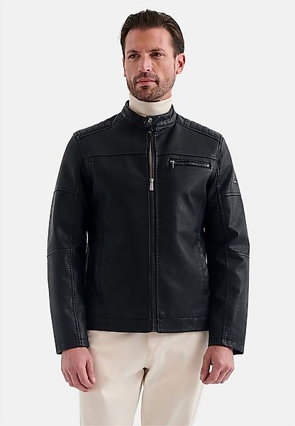 Pierre Cardin Lederjacke aus Kunstleder günstig online kaufen