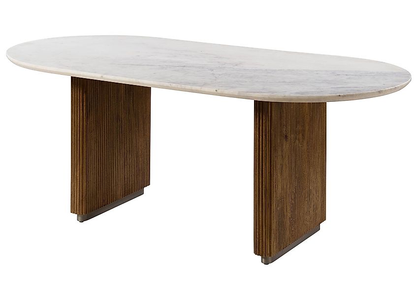 Massivmoebel24 Esstisch BARCELONA (oval Mango 220x100x76x76 günstig online kaufen