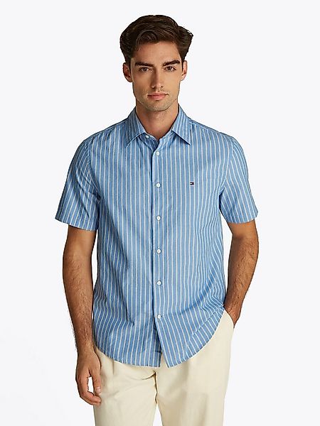 Tommy Hilfiger Kurzarmhemd FLEX POPLIN RETRO STP SS SHIRT günstig online kaufen