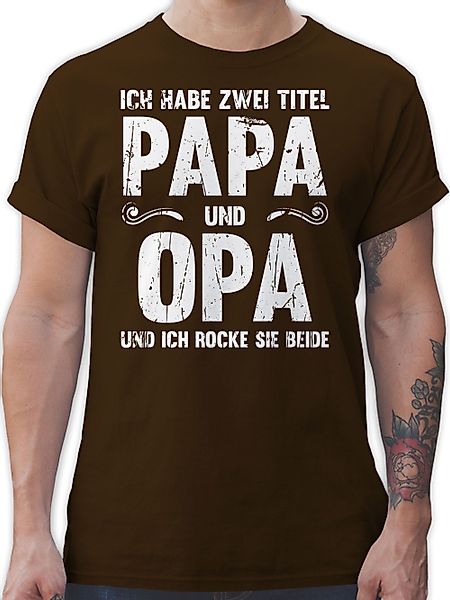 Shirtracer T-Shirt Ich habe zwei Titel günstig online kaufen
