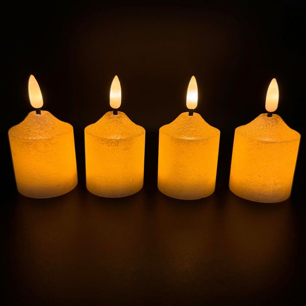 Online-Fuchs LED-Kerze 4er Set Votivkerzen, Teelichter günstig online kaufen