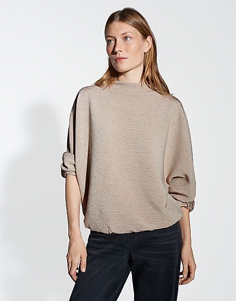 OPUS Langarmshirt SAGLANZ Loose mit Glanz günstig online kaufen
