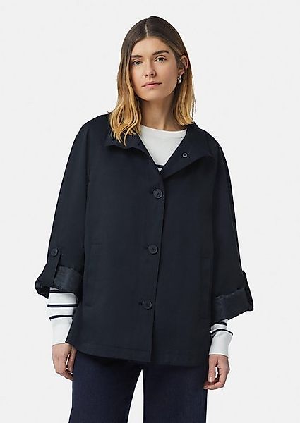 Comma Kurzjacke Jacke in A-Shape mit Ärmel-Aufschlag günstig online kaufen