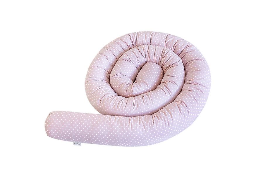 Loolay Nestchenschlange Mini PUNKTE Rosa Baumwolle Multifunktion PREMIUM Be günstig online kaufen