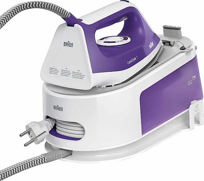 Braun "CareStyle 1 IS 1014 VI - 6,0 bar, 360 g Dampfstoß, 1,5 l Wassertank" günstig online kaufen
