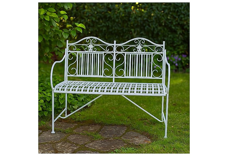 HTI-Living Gartenbank Gartenbank Creme Metallbank Celia (Stück, 1-St., 1 Ga günstig online kaufen