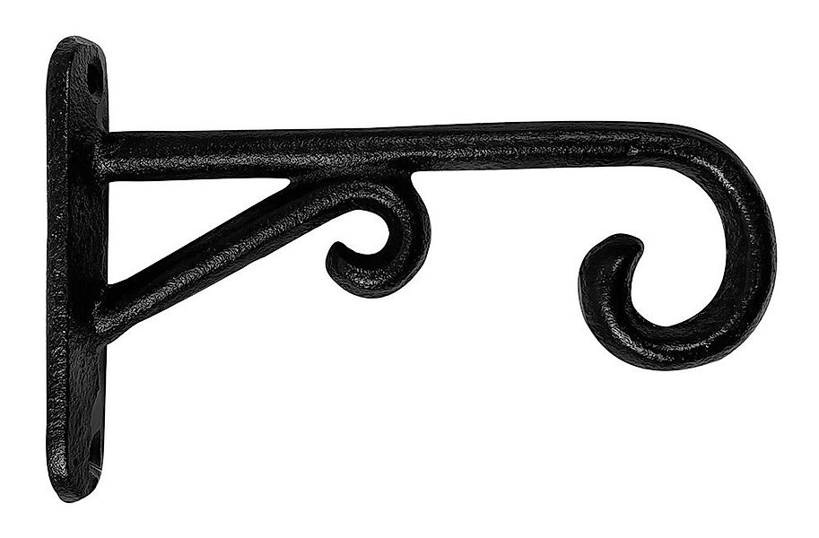 Wandhaken für Blumenampel Wandhalter Blumentopf Gusseisen Schwarz Vintage 1 günstig online kaufen