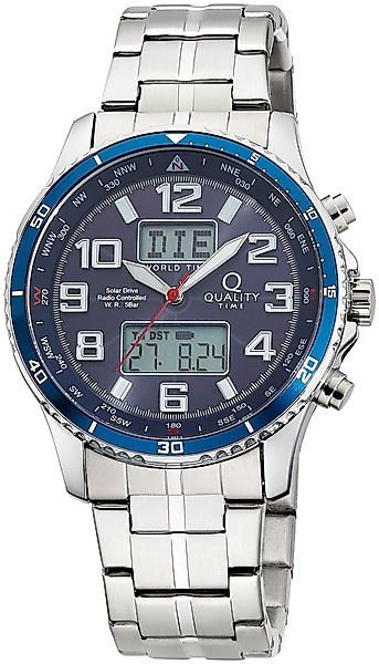 QUALITY TIME Funk-Multifunktionsuhr QGA-11626-32M, Armbanduhr, Solar, günstig online kaufen
