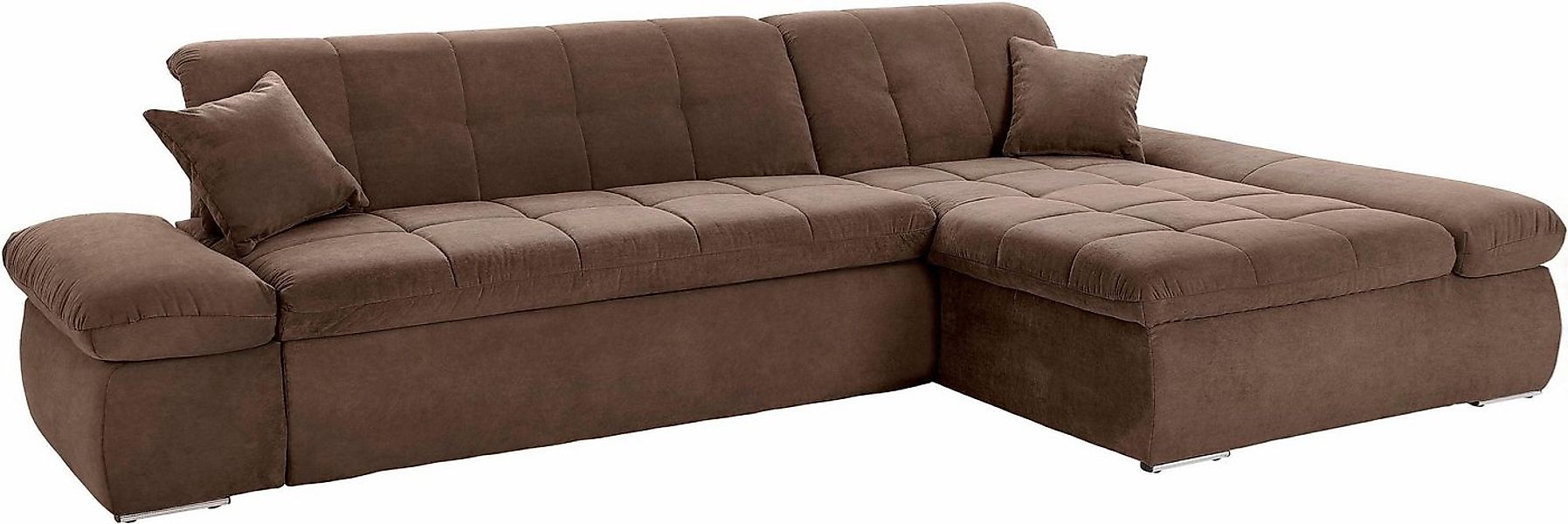 DOMO collection Ecksofa NMoric XXL, B/T/H: 300/172/80cm, L-Form, wahlweise günstig online kaufen