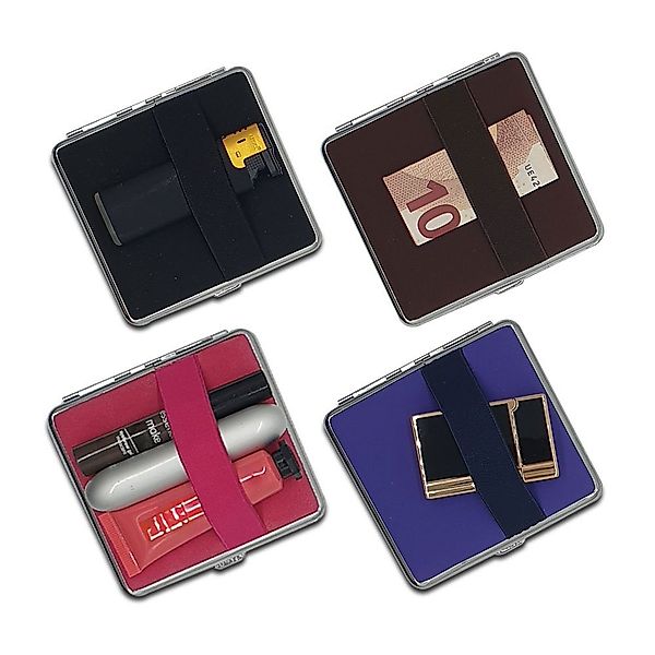 Coumo Aufbewahrungsbox Zigarettenetui mit Außen Gummiband Halterung, für 20 günstig online kaufen