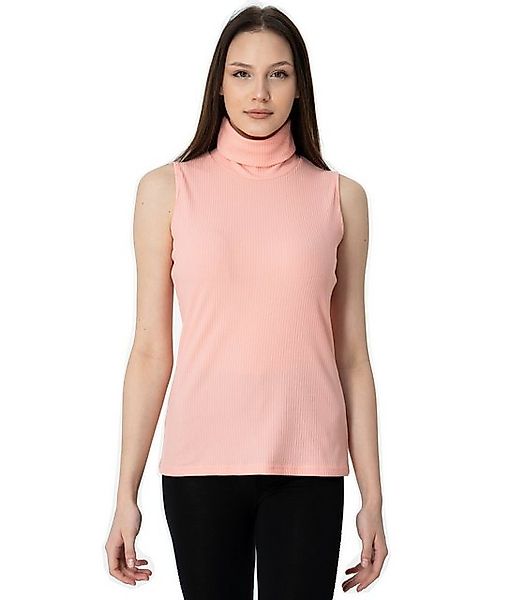 Mellice Rollkragenshirt Damen Ärmellos Shirt mit günstig online kaufen