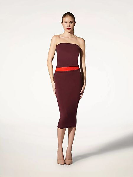Wolford - Sheer Fatal Dress, Frau, port royal/coral, Größe: L günstig online kaufen