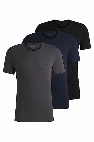 BOSS T-Shirt "Rundhals BOSS ONE" Packung, 3er-Pack, 3 Stk. mit dezentem BOS günstig online kaufen