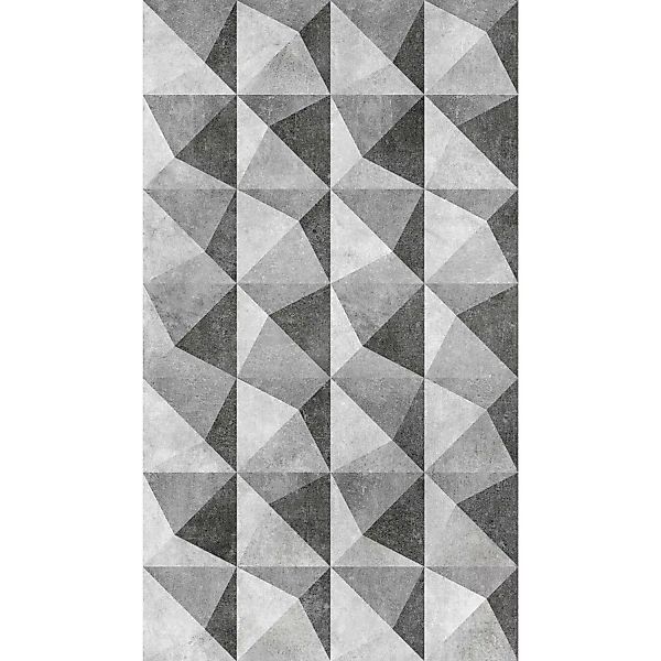 Bricoflor Tapete in Betonoptik 3D Fototapete mit Beton Motiv Geometrisch Mo günstig online kaufen