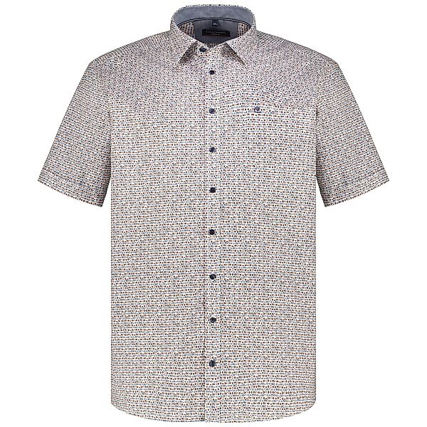 CASA MODA Freizeithemd mit Allover-Print, Short Style Farbe jeansblau Größe günstig online kaufen