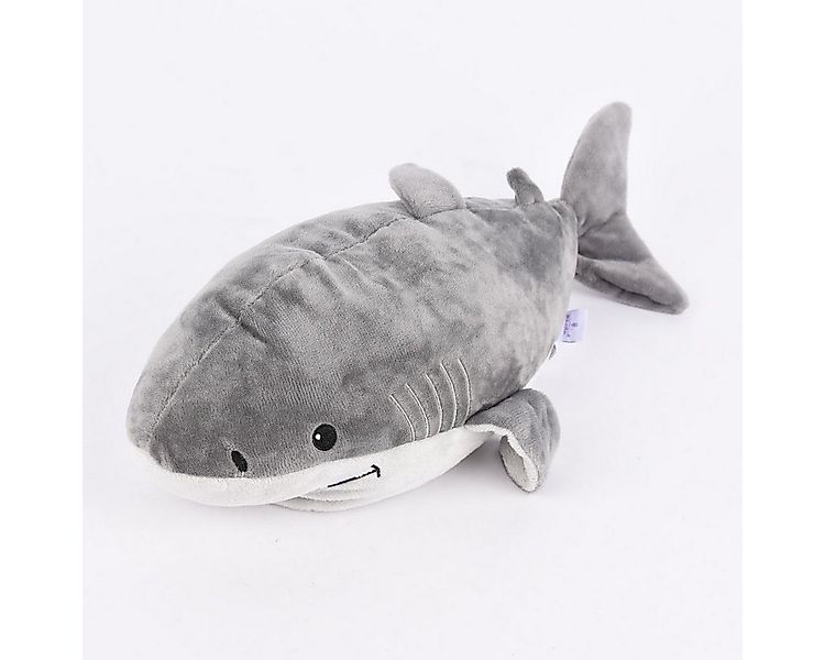 Dekokissen Warmies Wärmestofftier Hai grau 100% Hirse-Lavendelfüllung günstig online kaufen