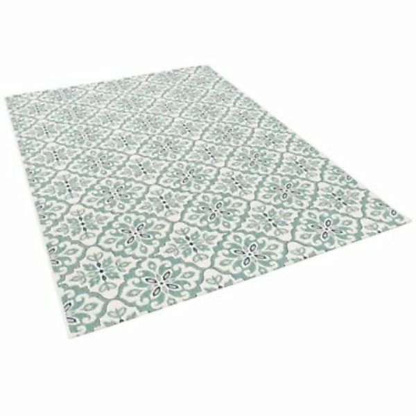 Pergamon In & Outdoor Teppich Carpetto Fliesenoptik Teppiche mint Gr. 140 x günstig online kaufen