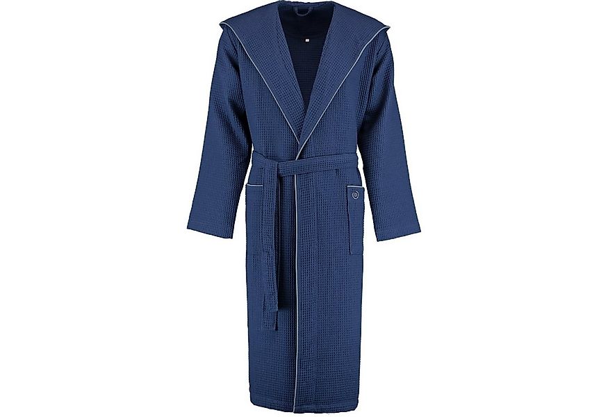 bugatti Herrenbademantel Tizian Kapuze Pique, Kapuze, 100% Baumwolle günstig online kaufen