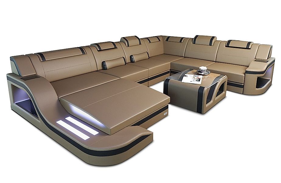 Sofa Dreams Wohnlandschaft Ledercouch Sofa Leder günstig online kaufen