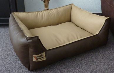 Hundebettenmanufaktur Hundekorb Hundesofa Schlafplatz Kunstleder Similpelle günstig online kaufen