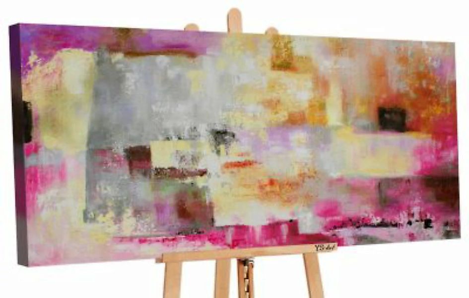 YS-Art™ "Gemälde Acryl ""Abstraktion II"" handgemalt auf Leinwand 120x60 cm günstig online kaufen