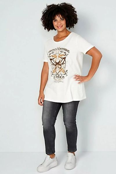 Angel of Style Rundhalsshirt T-Shirt Classic Fit Schmetterling Rundhals Hal günstig online kaufen
