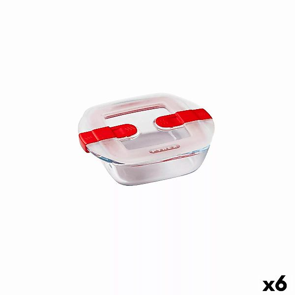Lunchbox Hermetisch Pyrex Cook & Heat 15 X 12 X 4 Cm 350 Ml Durchsichtig Gl günstig online kaufen