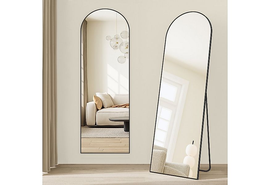 SONGMICS Standspiegel Wandspiegel, Ganzkörperspiegel, stehend oder wandmont günstig online kaufen