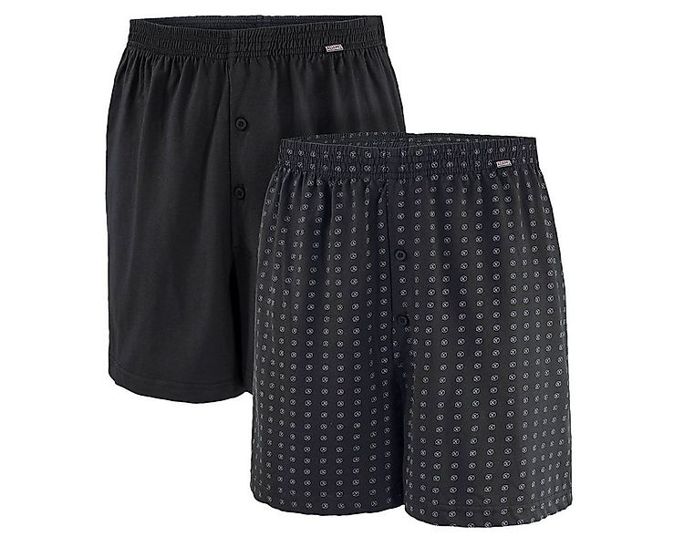 ADAMO Boxershorts Boxershorts Übergröße 2er Pack schwarz Adamo (Packung, 2- günstig online kaufen