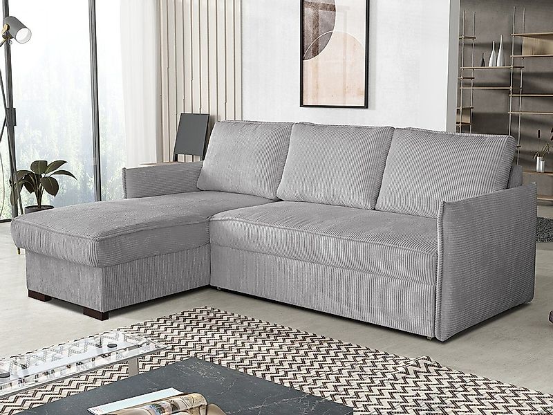 MIRJAN24 Ecksofa Megan Cord, mit Bettkasten günstig online kaufen