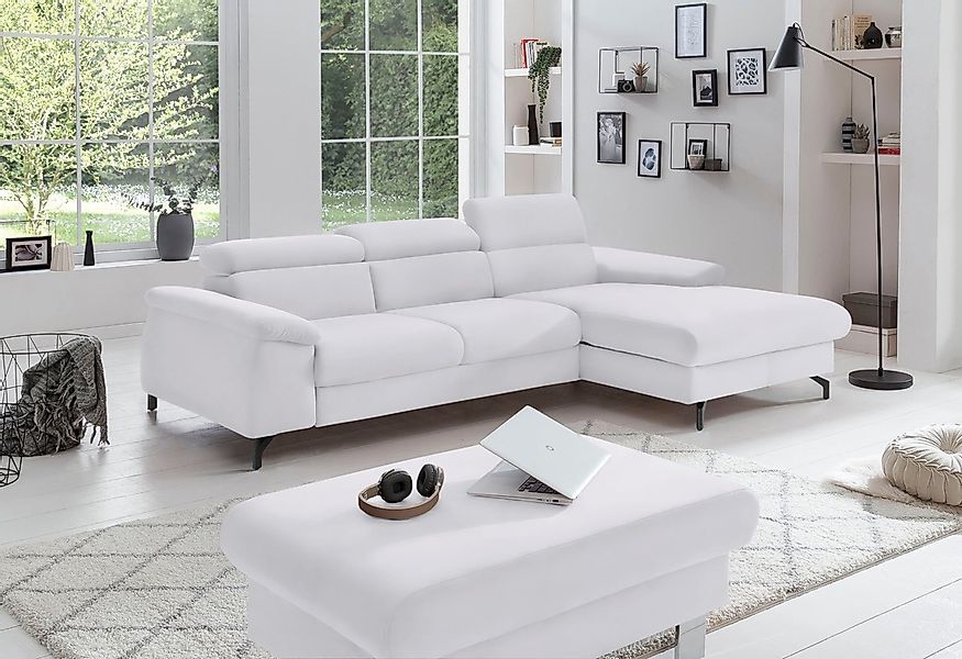 COTTA Polstergarnitur "Komaris L-Form", (Set), Set bestehend aus: Ecksofa m günstig online kaufen