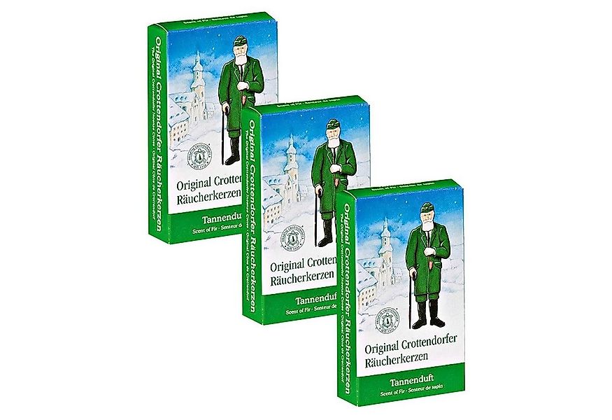 Crottendorfer Duftkerze 3 Päckchen - Tanne - 24er Packung günstig online kaufen