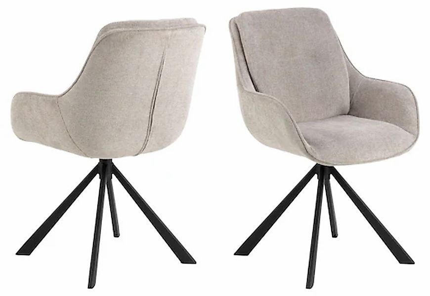 ACTONA GROUP Esszimmerstuhl »Carrie, Polsterstuhl, Stuhl, Sitzhöhe-38 cm« ( günstig online kaufen