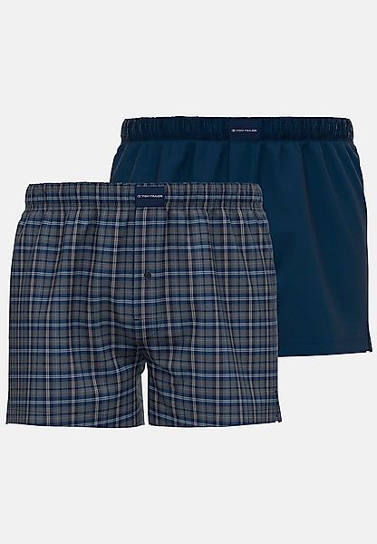 TOM TAILOR Boxershorts Milos (2er Pack) bequem, leicht, Logopatch, basic, k günstig online kaufen