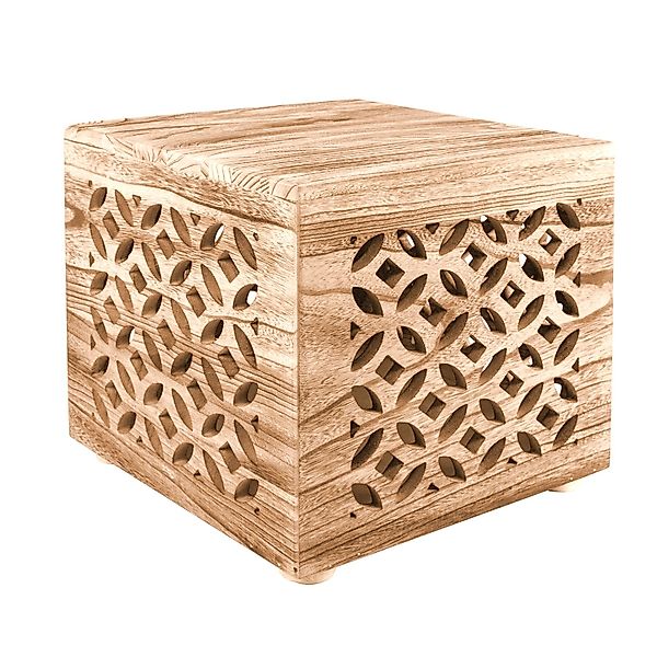 Homestyle4u Hocker Holzhocker Beistelltisch Holz 1773 günstig online kaufen