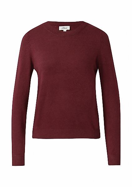 s.Oliver Strickpullover mit Stehkragen günstig online kaufen