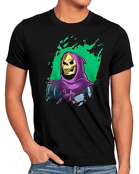 style3 T-Shirt Purple Grayskull he-man skeletor masters of universe günstig online kaufen