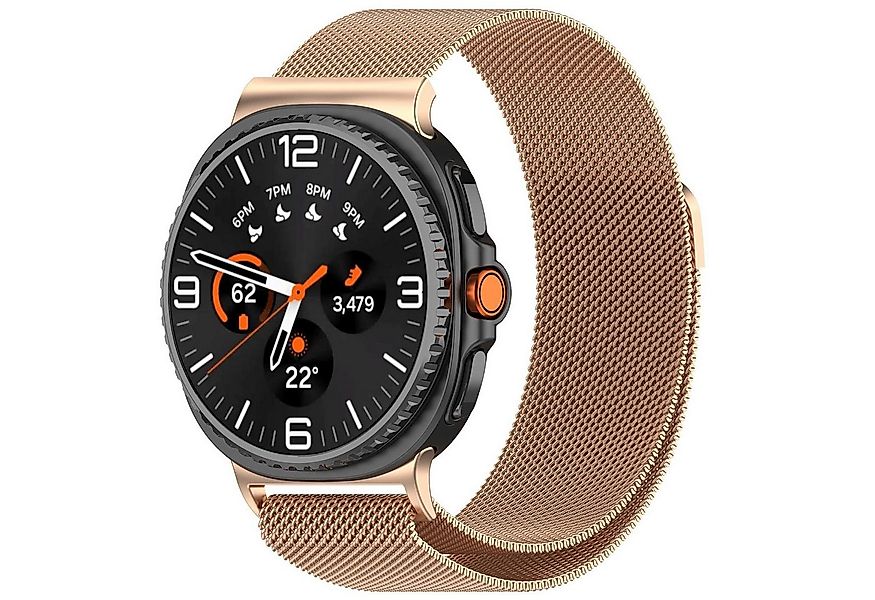 Wigento Smartwatch-Armband Für Samsung Galaxy Watch 8 / 8 Classic Milan Mag günstig online kaufen