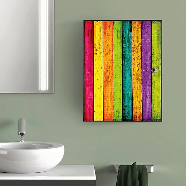 Banjado XXL Medizinschrank Abschliessbar 35x46x15cm Arzneischrank Anthrazit günstig online kaufen