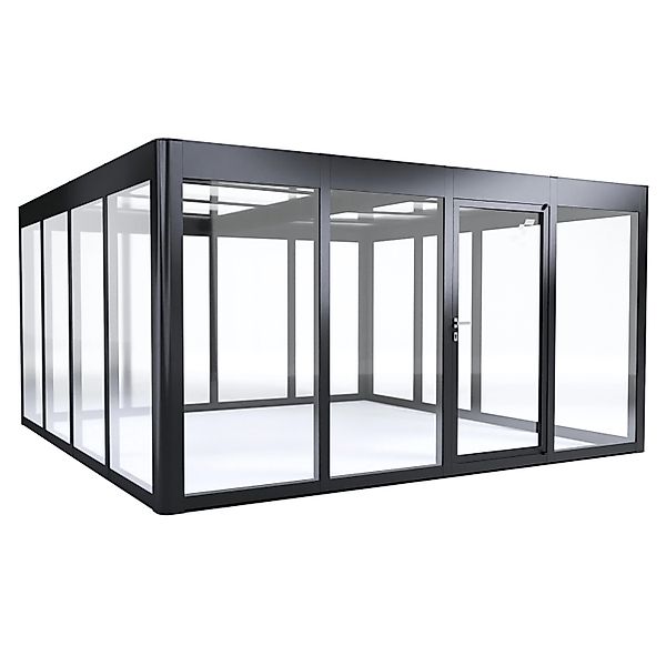 SunElements Gewächshaus SunGarden Anthrazit 19,6 m² günstig online kaufen