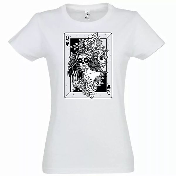 Youth Designz T-Shirt Dead Queen Damen Shirt mit trendigem Frontprint günstig online kaufen